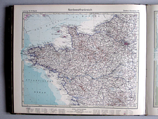Stielers Hand-Atlas (1942)
29. Nordwestfrankreich