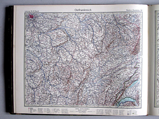 Stielers Hand-Atlas (1942)
32. Ostfrankreich