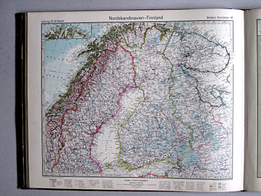 Stielers Hand-Atlas (1942)
41. Nordskandinavien - Finnland