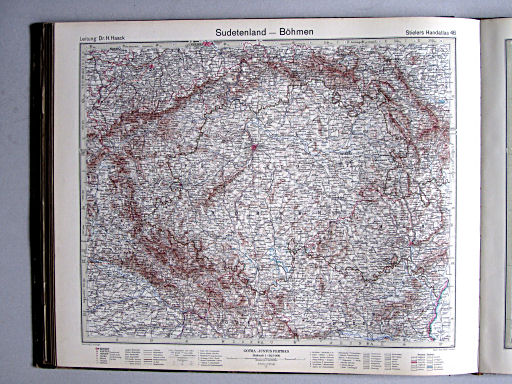 Stielers Hand-Atlas (1942)
46. Sudetenland - Böhmen