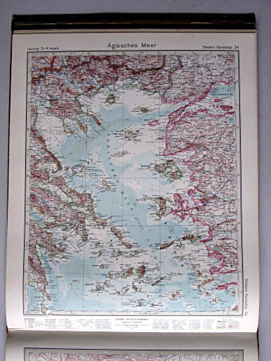 Stielers Hand-Atlas (1942)
54. Ägäisches Meer