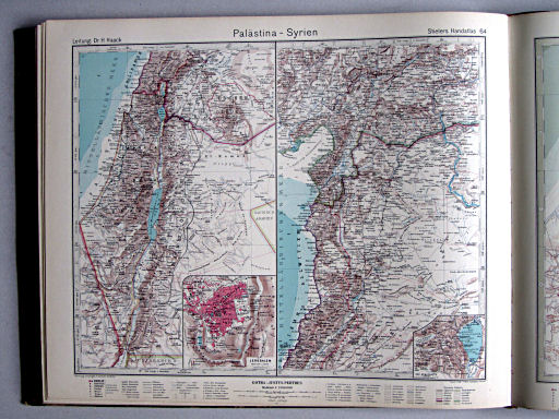 Stielers Hand-Atlas (1942)
64. Palästina - Syrien