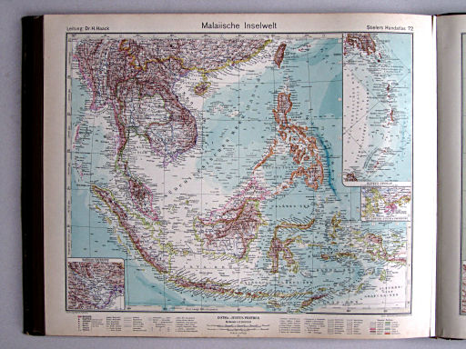 Stielers Hand-Atlas (1942)
72. Malaiische Inselwelt