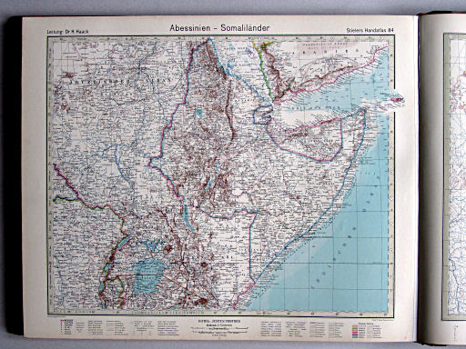 Stielers Hand-Atlas (1942)
84. Abessinien - Somaliländer
