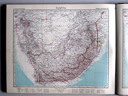 Stielers Hand-Atlas (1942)
87. Südafrika