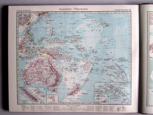 Stielers Hand-Atlas (1942)
88. Australien - Polynesien