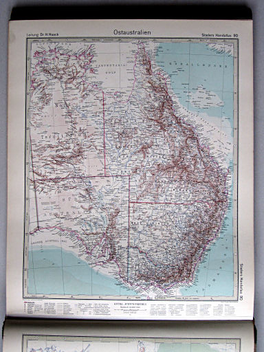 Stielers Hand-Atlas (1942)
90. Ostaustralien