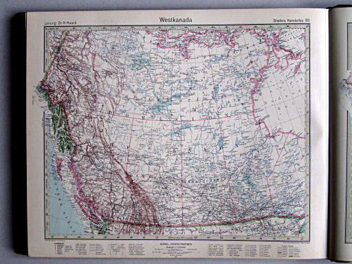 Stielers Hand-Atlas (1942)
93. Westkanada