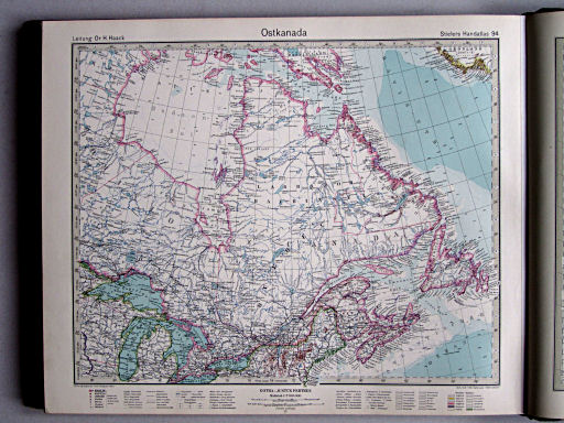 Stielers Hand-Atlas (1942)
94. Ostkanada