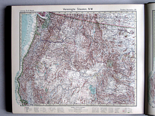 Stielers Hand-Atlas (1942)
95. Vereinigte Staaten, NW