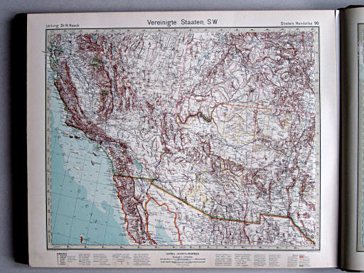 Stielers Hand-Atlas (1942)
96. Vereinigte Staaten, SW