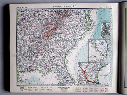 Stielers Hand-Atlas (1942)
100. Vereinigte Staaten, SO