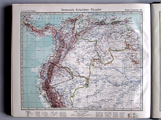Stielers Hand-Atlas (1942)
104. Venezuela - Kolumbien - Ekuador