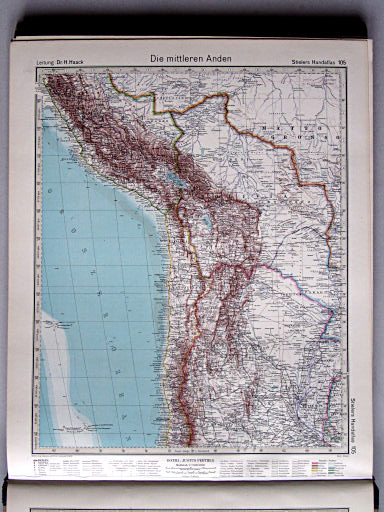 Stielers Hand-Atlas (1942)
105. Die mittleren Anden
