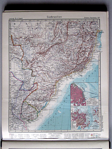 Stielers Hand-Atlas (1942)
107. Südbrasilien