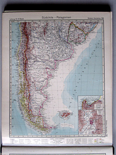 Stielers Hand-Atlas (1942)
108. Südchile - Patagonien