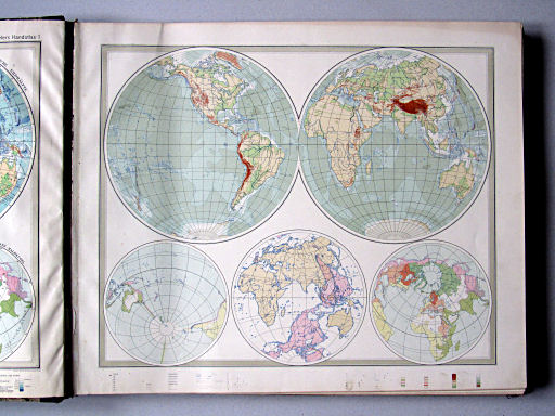 Stielers Hand-Atlas, Studienausgabe
1. Erdansichten