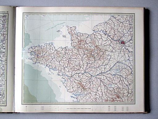 Stielers Hand-Atlas, Studienausgabe
29. Nordwestfrankreich