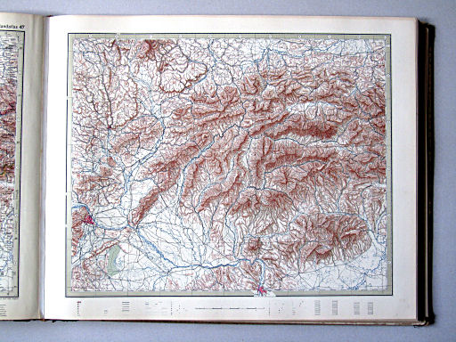 Stielers Hand-Atlas, Studienausgabe
47. Mähren - Slowakei