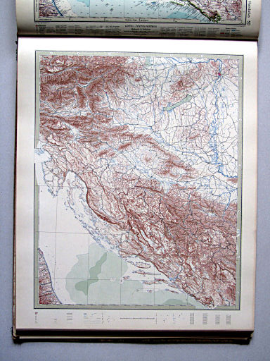 Stielers Hand-Atlas, Studienausgabe
50. Südslawien. Westlicher Teil