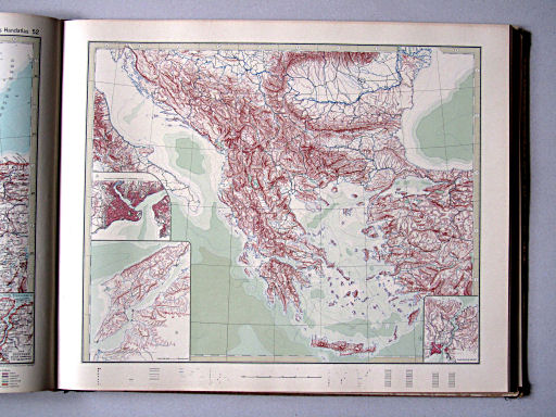 Stielers Hand-Atlas, Studienausgabe
52. Balkanstaaten