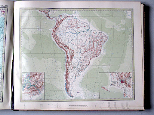 Stielers Hand-Atlas, Studienausgabe
103. Südamerika