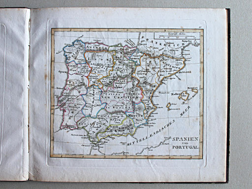 Stielers Schul-Atlas, 1821
IV. Spanien und Portugal
