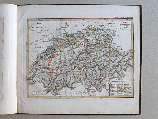 Stielers Schul-Atlas, 1821
Suppl.II. Die Schweiz