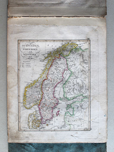 Stielers Schul-Atlas, 1825
VIII. Schweden, Norwegen und Daenemark
