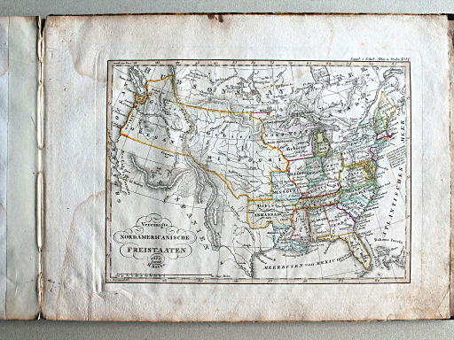 Stielers Schul-Atlas, 1825
Suppl.VI. Vereinigte Nordamericanische Freistaaten