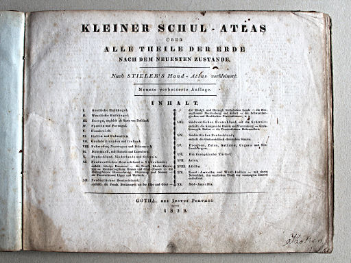 Stielers Schul-Atlas, 1829
Titelpagina / Title page