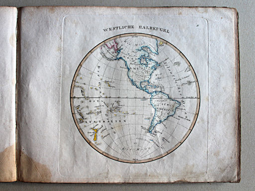 Stielers Schul-Atlas, 1829
II. Westliche Halbkugel