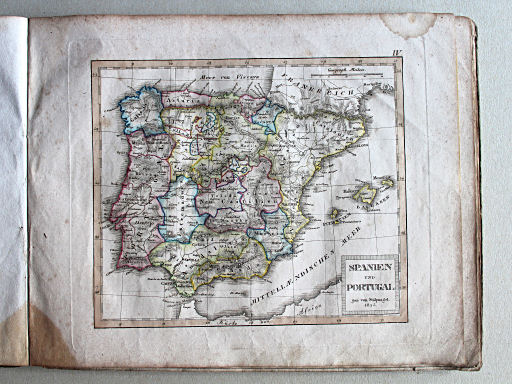 Stielers Schul-Atlas, 1829
IV. Spanien und Portugal