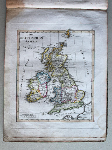 Stielers Schul-Atlas, 1829
VII. Die Brittischen Jnseln