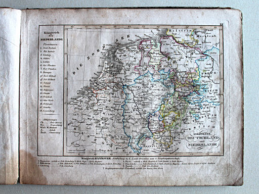 Stielers Schul-Atlas, 1829
XI. Nordwestl. Deutschland und Niederlande