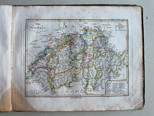 Stielers Schul-Atlas, 1829
Suppl.II. Die Schweiz