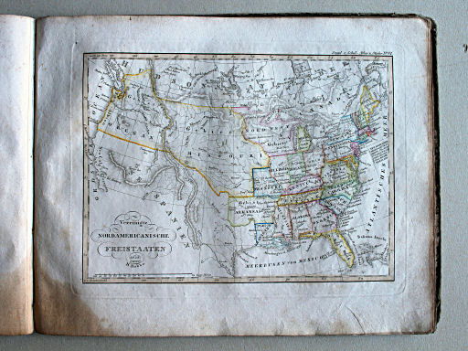 Stielers Schul-Atlas, 1829
Suppl.VI. Vereinigte Nordamericanische Freistaaten