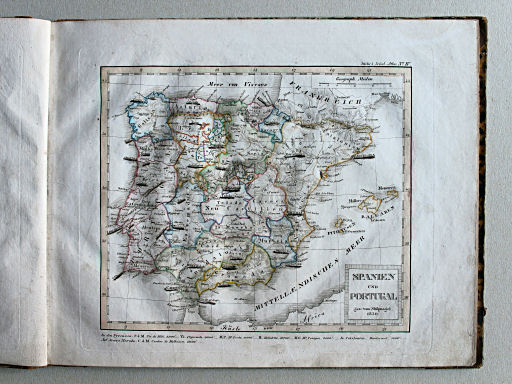 Stielers Schul-Atlas, 1834
IV. Spanien und Portugal