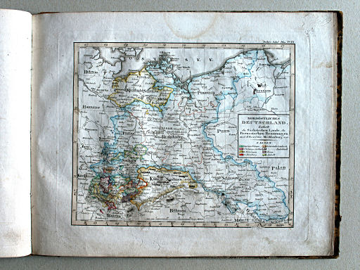 Stielers Schul-Atlas, 1834
XII. Nordöstliches Deutschland