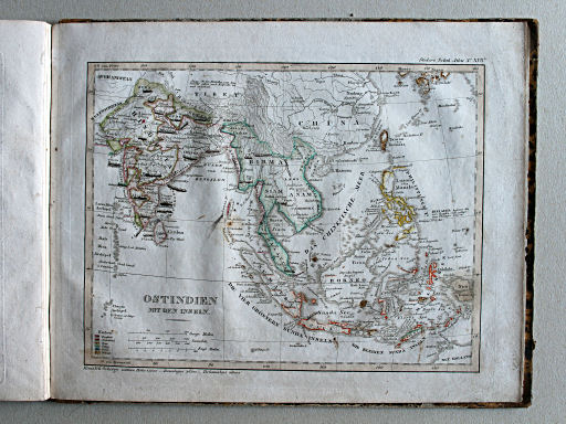 Stielers Schul-Atlas, 1834
XVIIb. Ostindien mit den Inseln