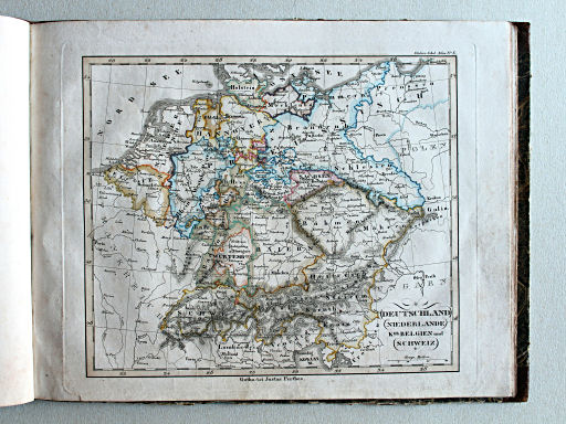 Stielers Schul-Atlas, 1835
X. Deutschland, Niederlande, Kgr. Belgien und Schweiz