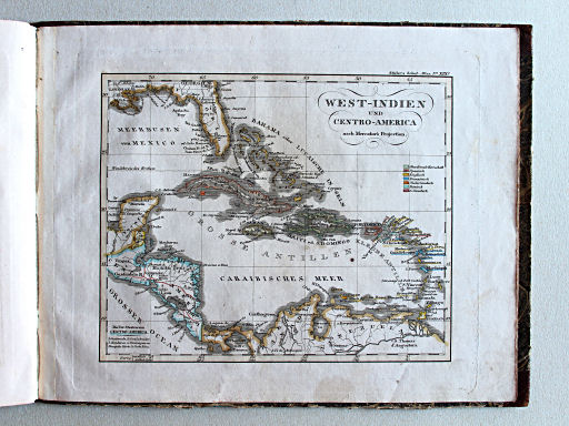 Stielers Schul-Atlas, 1835
XIXc. West-Indien und Centro-America