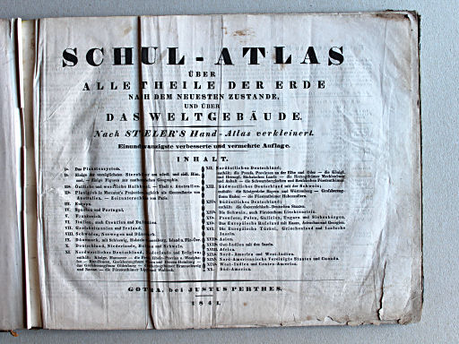 Stielers Schul-Atlas, 1841
Titelpagina / Title page