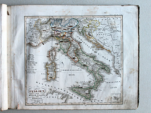 Stielers Schul-Atlas, 1841
VI. Italien, auch Kg.reich Croatien und Dalmatien