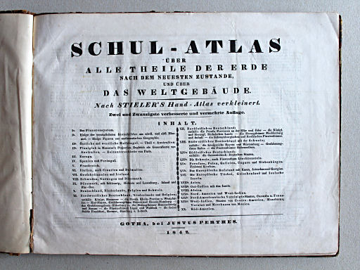 Stielers Schul-Atlas, 1842
Titelpagina / Title page