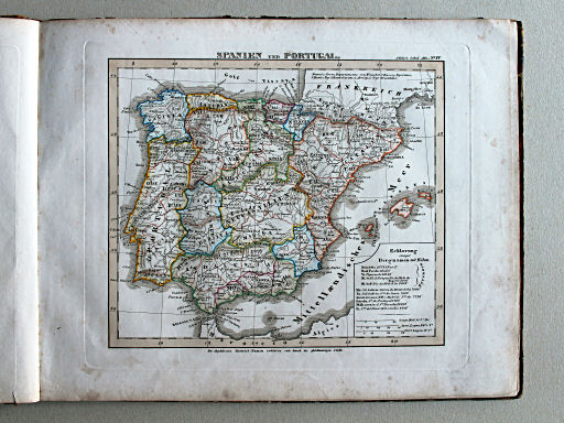 Stielers Schul-Atlas, 1842
IV. Spanien und Portugal