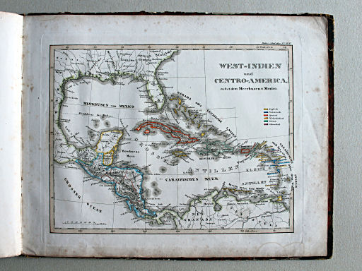 Stielers Schul-Atlas, 1842
XIXc. West-Indien und Centro-America