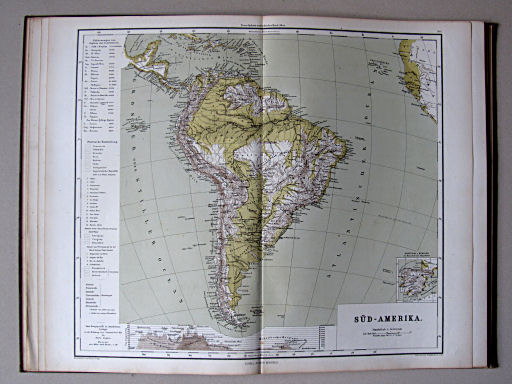 E. von Sydow's Methodischer Hand-Atlas, 1874
V. Süd-Amerika