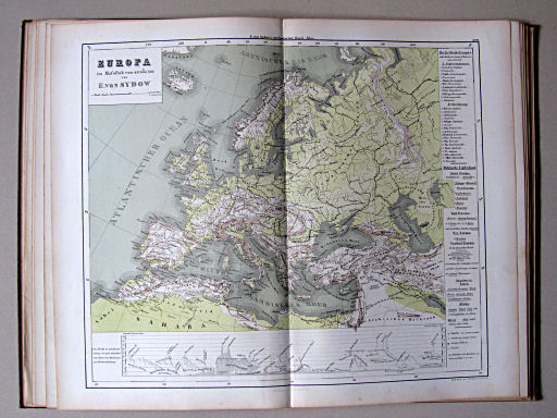 E. von Sydow's Methodischer Hand-Atlas, 1874
VII. Europa