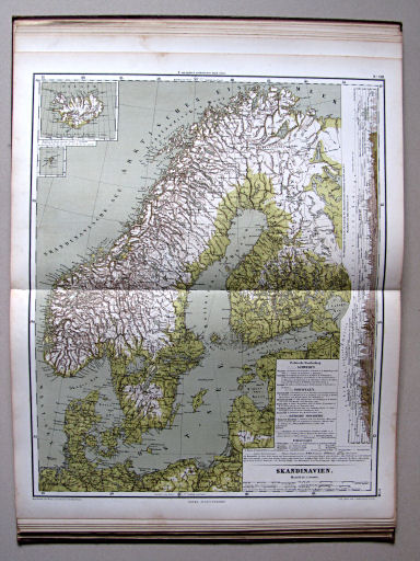 E. von Sydow's Methodischer Hand-Atlas, 1874
VIII. Scandinavien